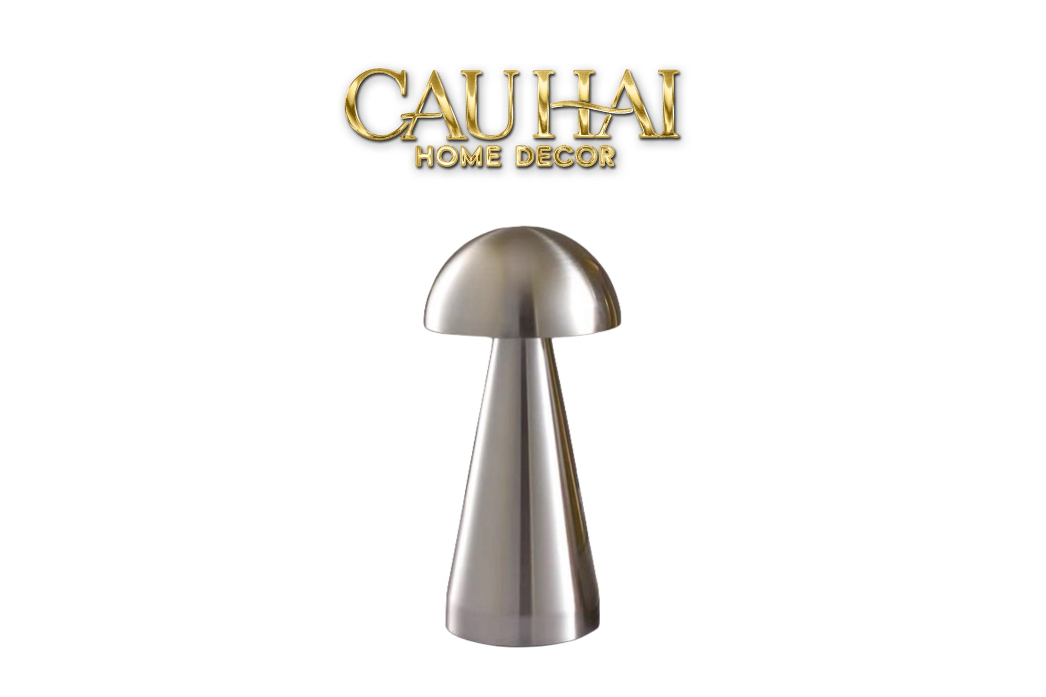 ĐÈN NẤM BẠC GLACIER DOME LAMP