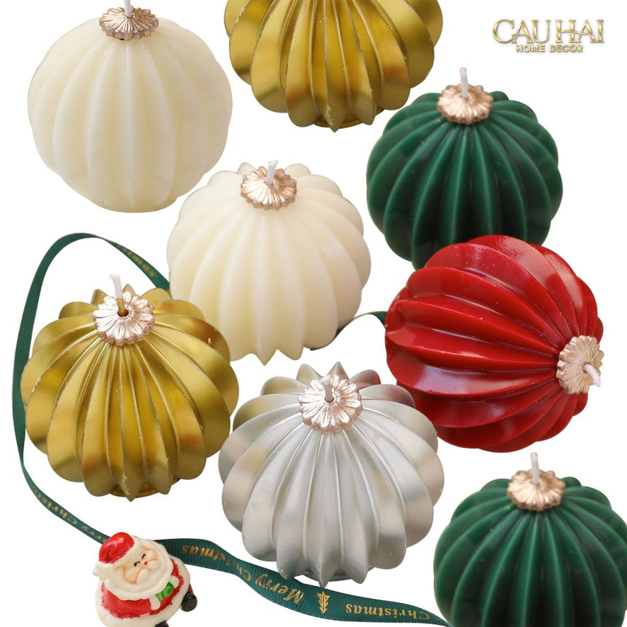Fêtes Couture - Nến Quả Châu - Holiday Christmas Ornaments Charm Candles-CẬU HAI HOME DECOR