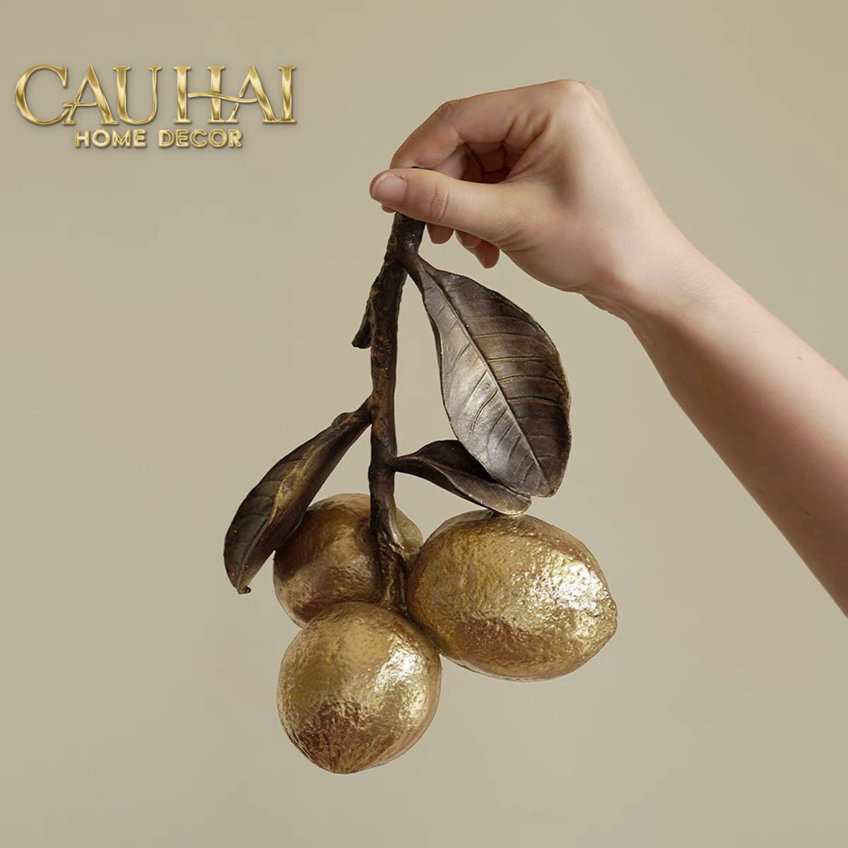 Tượng Chùm Chanh Mạ Vàng — Vermeil Citron Trois
