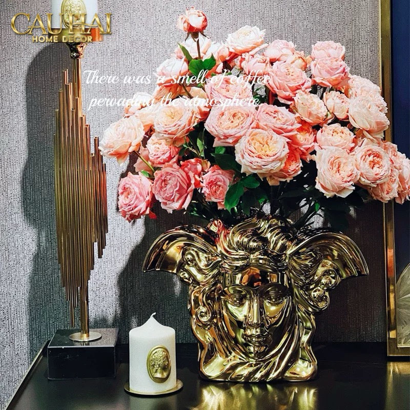 HOME COUTURE - TƯỢNG GILDED MEDUSA - A FUSION OF FASCINATION SS25-CẬU HAI HOME DECOR