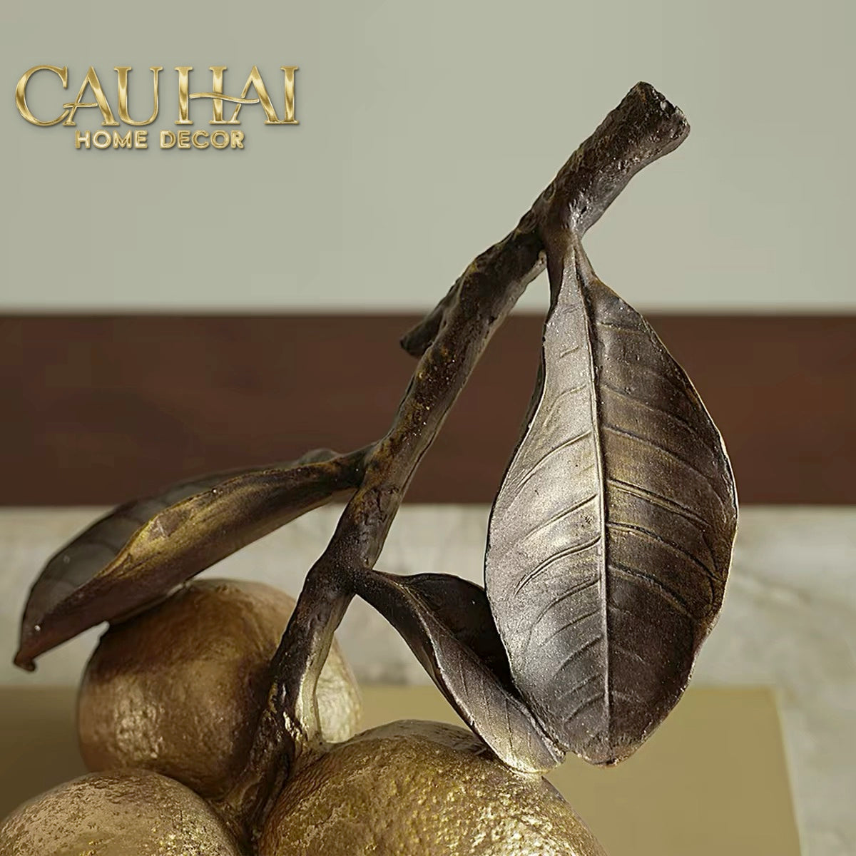 Tượng Chùm Chanh Mạ Vàng — Vermeil Citron Trois
