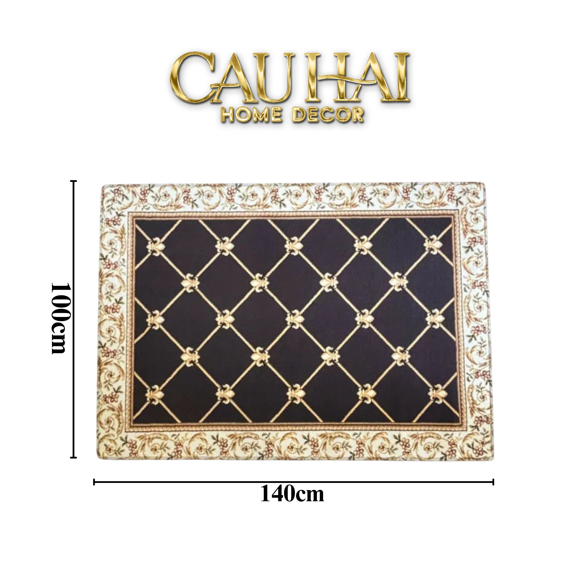 ROMAN PREMIUM DOOR MAT 100x140 - BELGIUM VELVET DOOR MAT