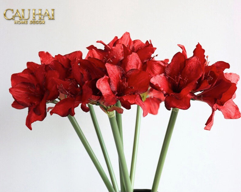 CÀNH HOA HUỆ TỨ PHƯƠNG - SCARLET-CẬU HAI HOME DECOR