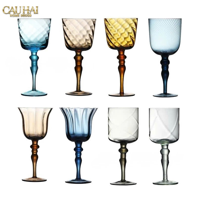 Set 2 Ly Oceania Alantian 320Ml Vino Rosso Glasses-CẬU HAI HOME DECOR