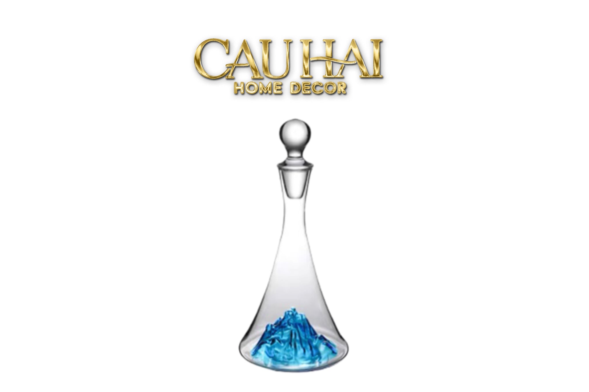 HOME COUTURE - BÌNH CRYSTAL DECANTER RED WINE OCEANAMI 1150ML