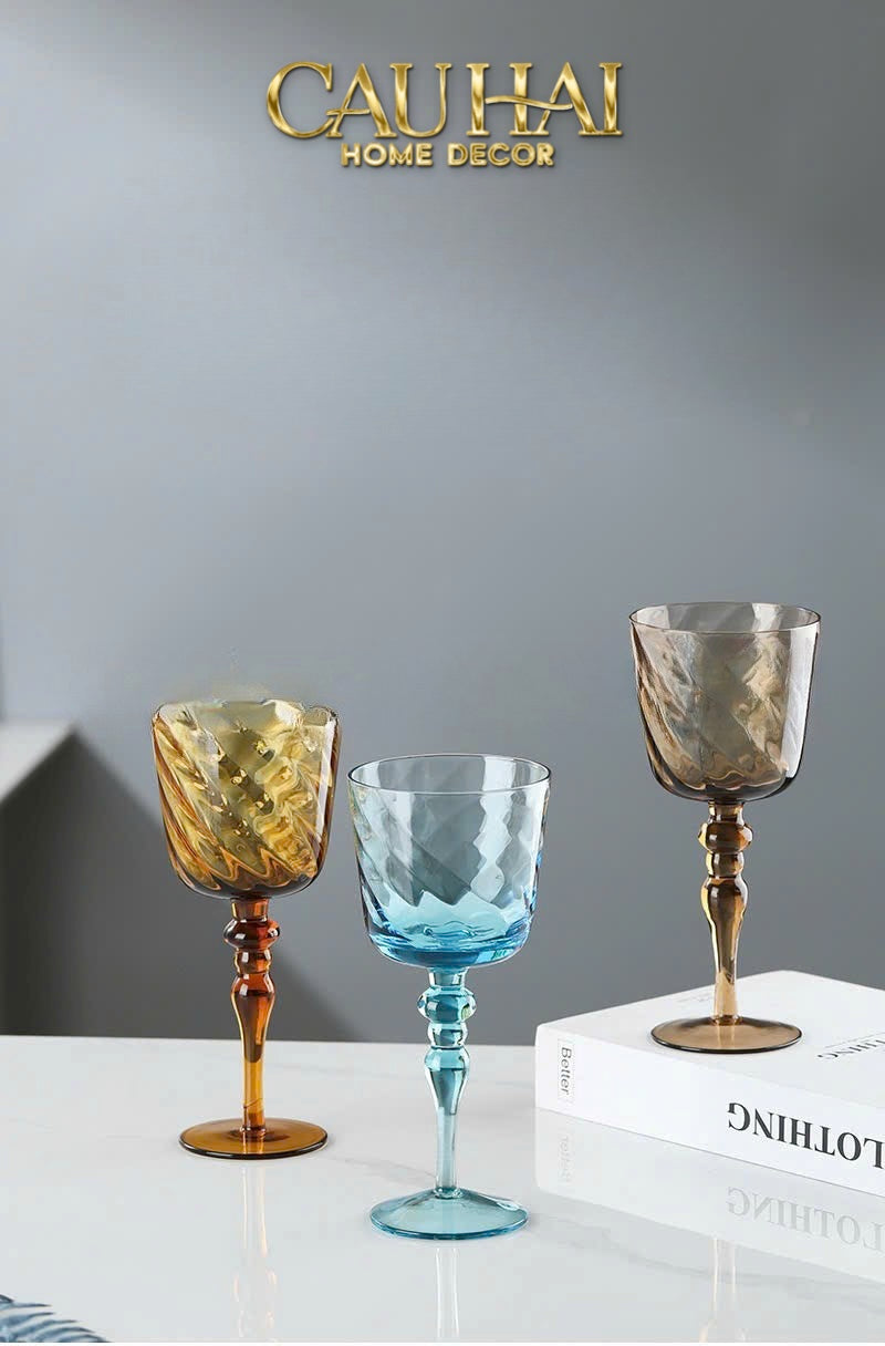 Set 2 Ly Oceania Alantian 320Ml Vino Rosso Glasses-CẬU HAI HOME DECOR