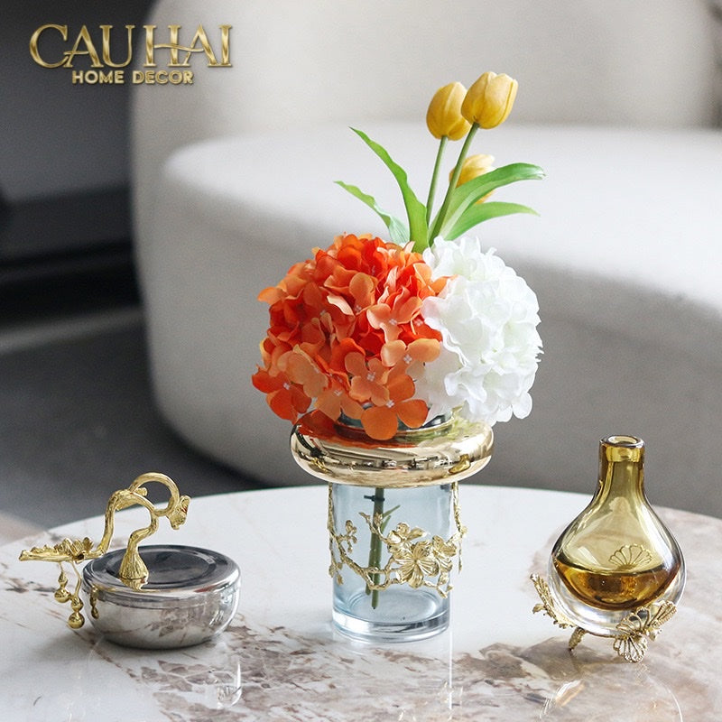 HOME COUTURE - LỌ PLATINUM IMPERIAL BIRD NEST JAR-CẬU HAI HOME DECOR