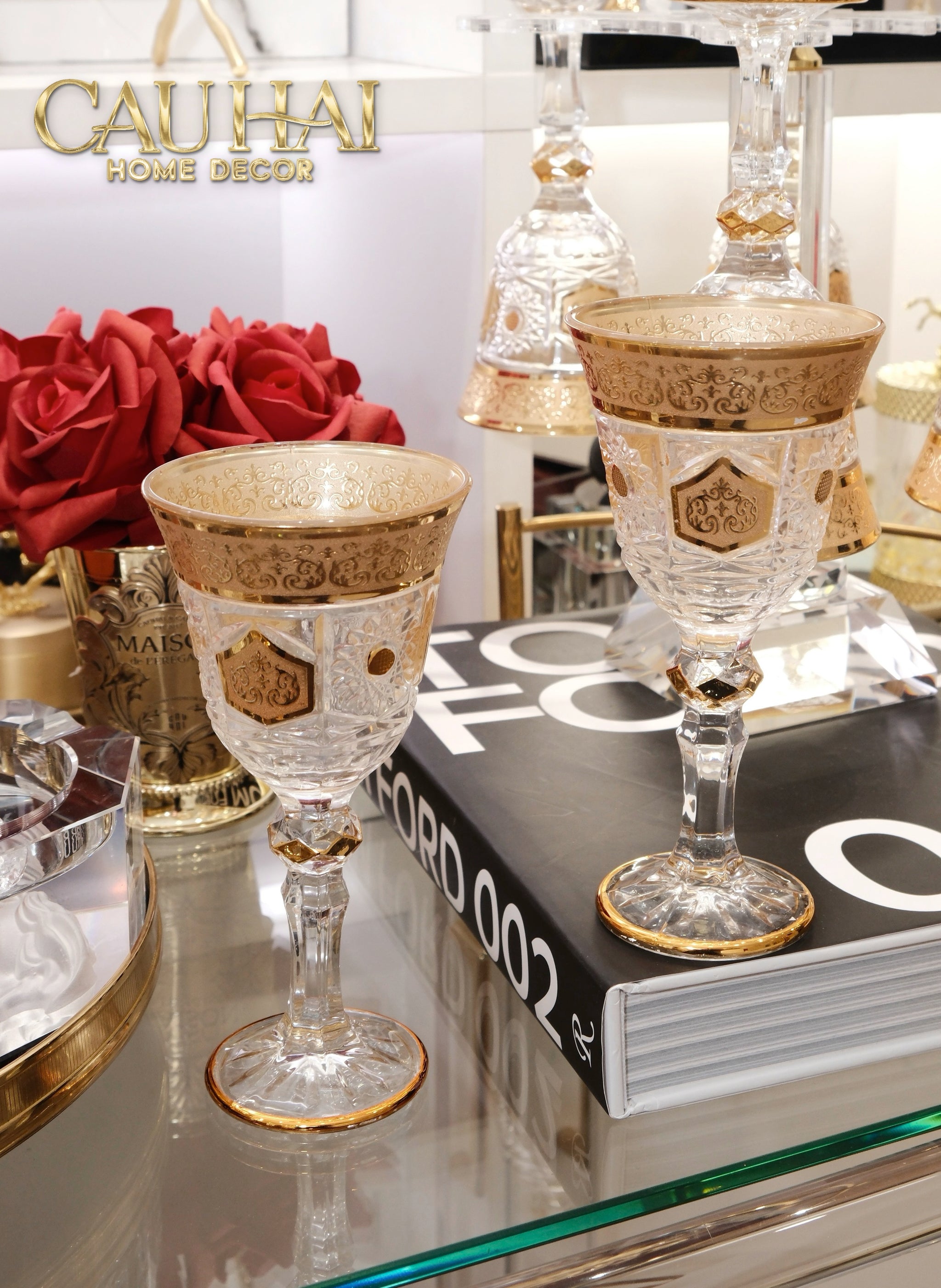 Set 2 Ly Vang Louis Royal D'Or 2pcs 9x18