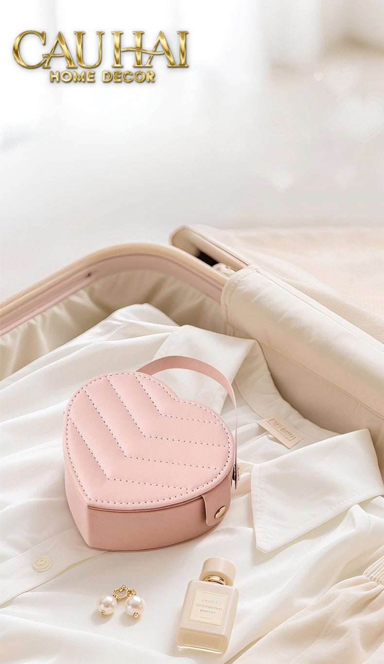 HAUTE FOLIE - HỘP TRANG SỨC MINI D'AMOUR CREAMY PEACH-CẬU HAI HOME DECOR