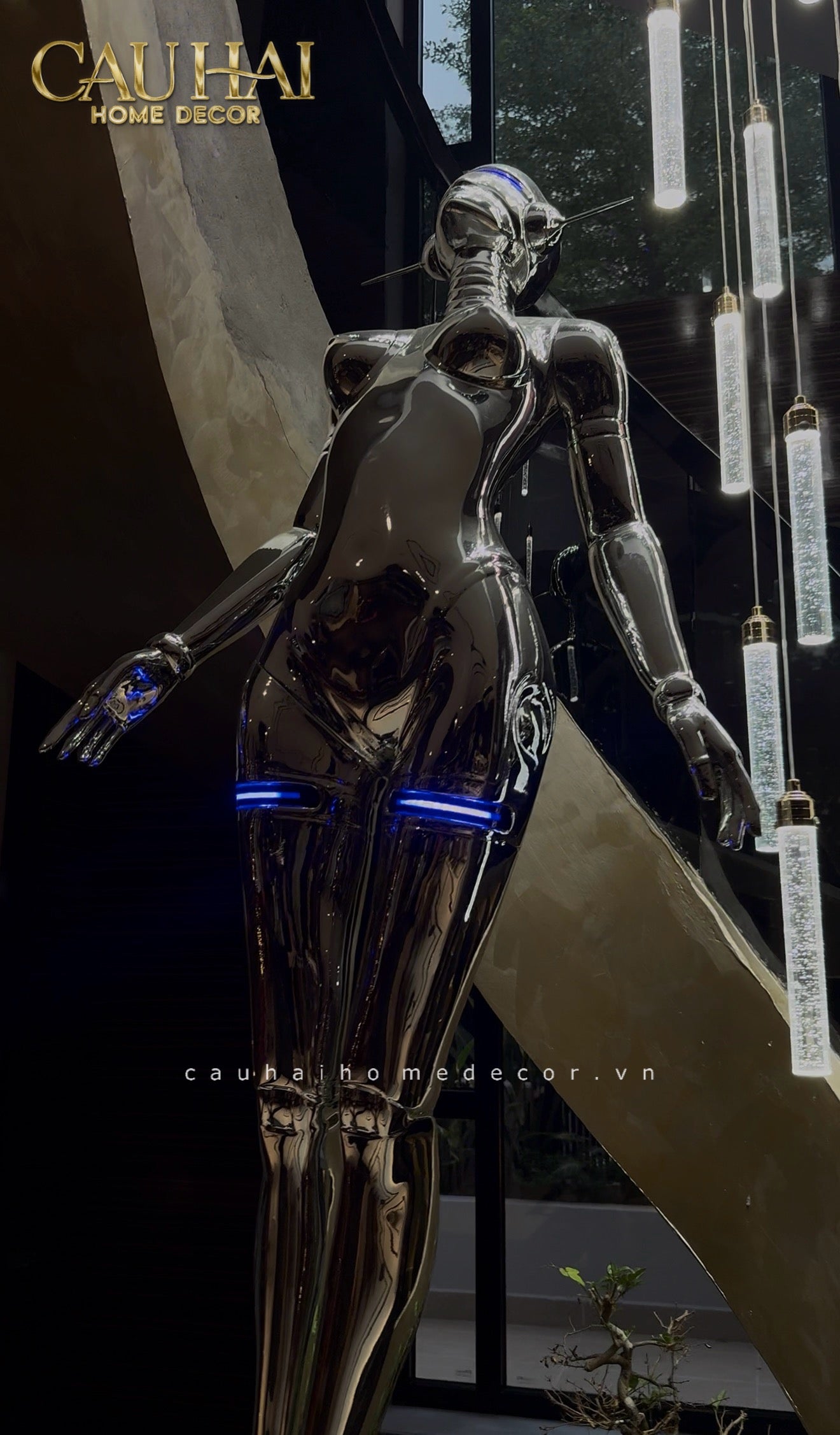 Home Couture - Tượng Cyber Illumina H207-CẬU HAI HOME DECOR