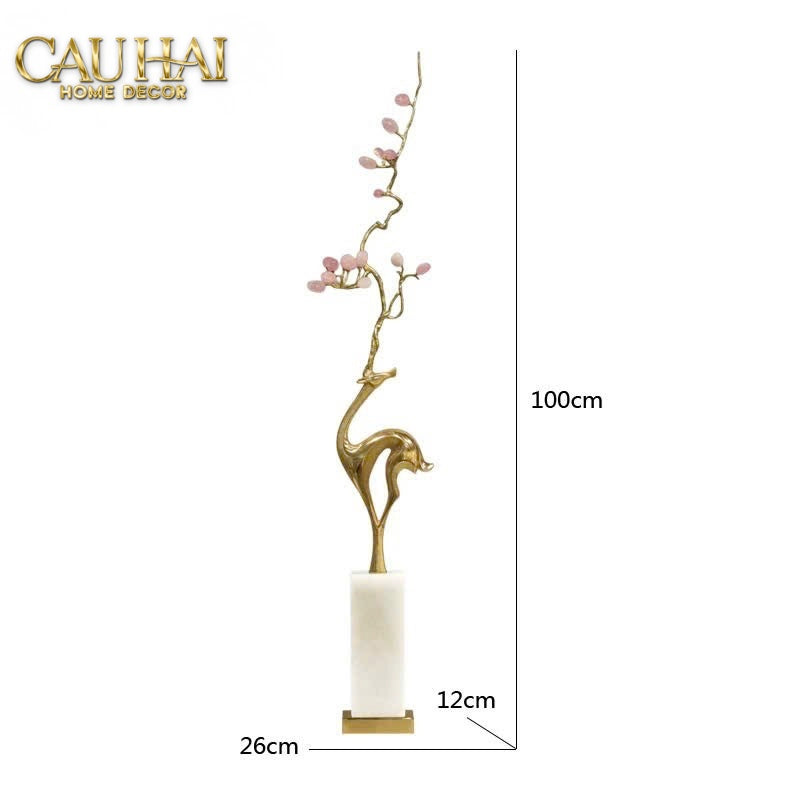 Home Couture - Tượng Lúa Mì Brasson Épi Doré Améthyste Première Galerie-CẬU HAI HOME DECOR