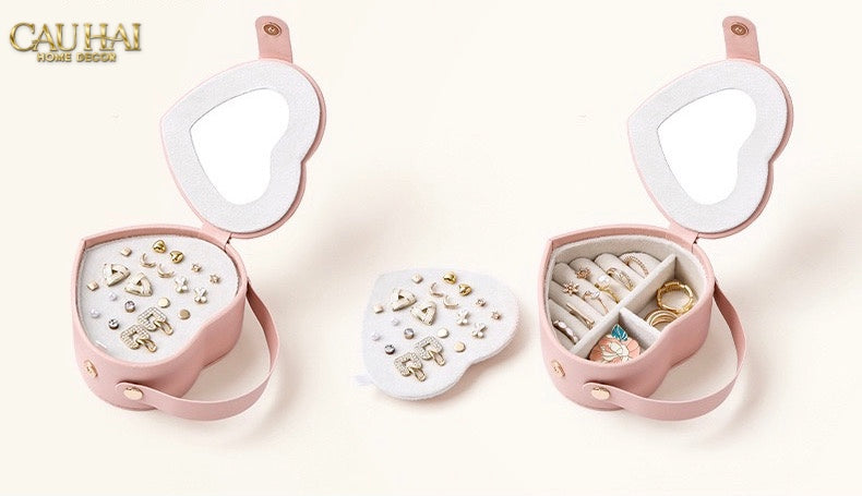 HAUTE FOLIE - HỘP TRANG SỨC MINI D'AMOUR CREAMY PEACH-CẬU HAI HOME DECOR