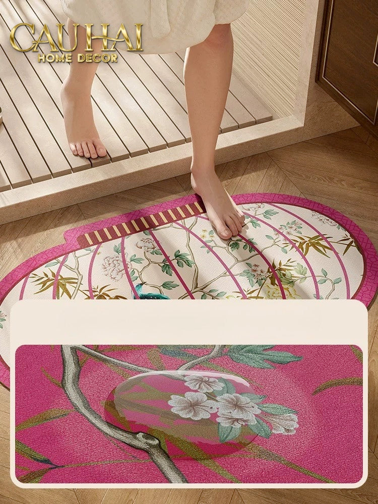 THẢM CỬA MICROFIBER 50X80 - DYNASTY SPRING BIRDCAGE-CẬU HAI HOME DECOR