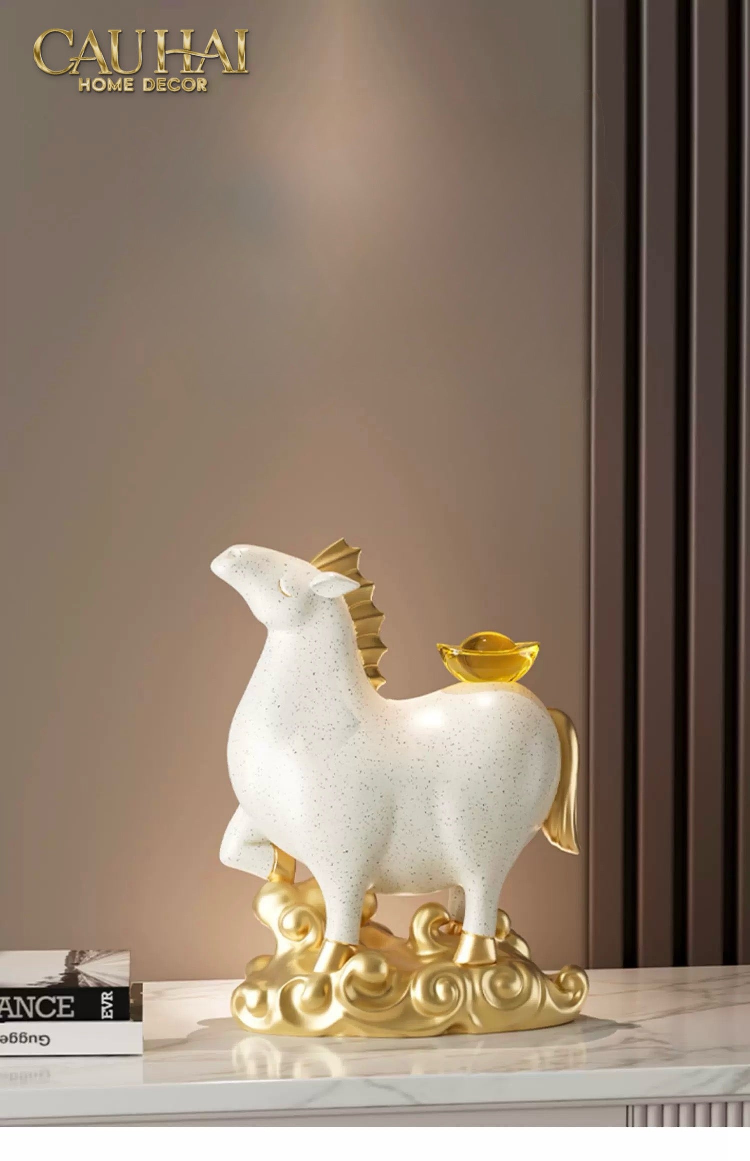 Tết Couture - Gift Set Coffret Tượng Ngựa Thần Tài -CẬU HAI HOME DECOR