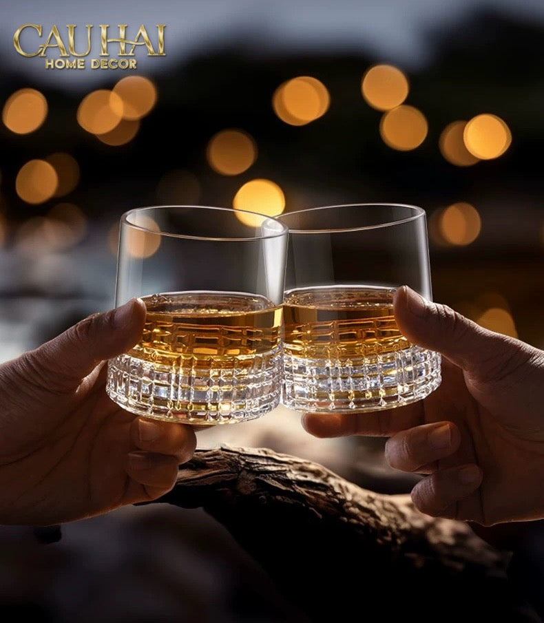 Set 2 Ly Thủy Tinh  Éclat Scott Whisky Duo 260ml