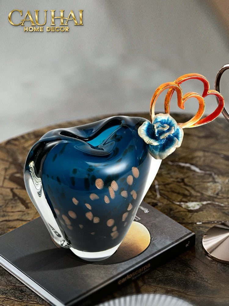 HOME COUTURE - BÌNH HOA AQUA CRYSTAL D’AMOUR H23-CẬU HAI HOME DECOR