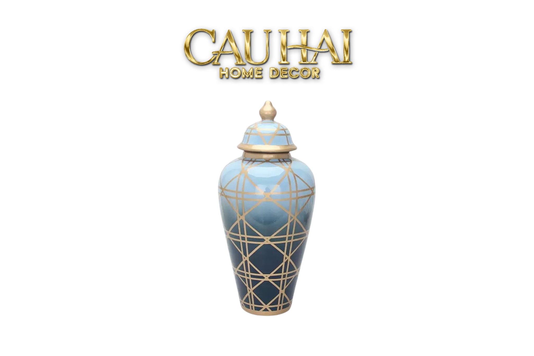 Home Couture - Bình Hoa Ocean Gradation Porcelain-CẬU HAI HOME DECOR