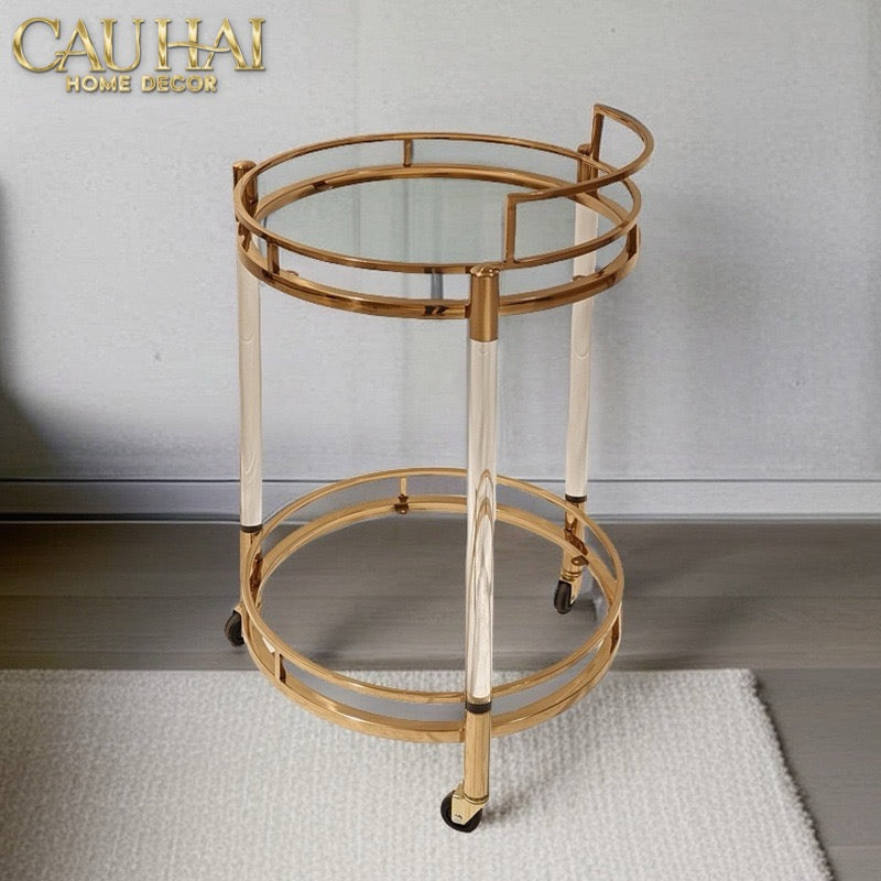 Home Coutre - Xe Quầy Bar Royale Orb Lusso Bar Trolley-CẬU HAI HOME DECOR