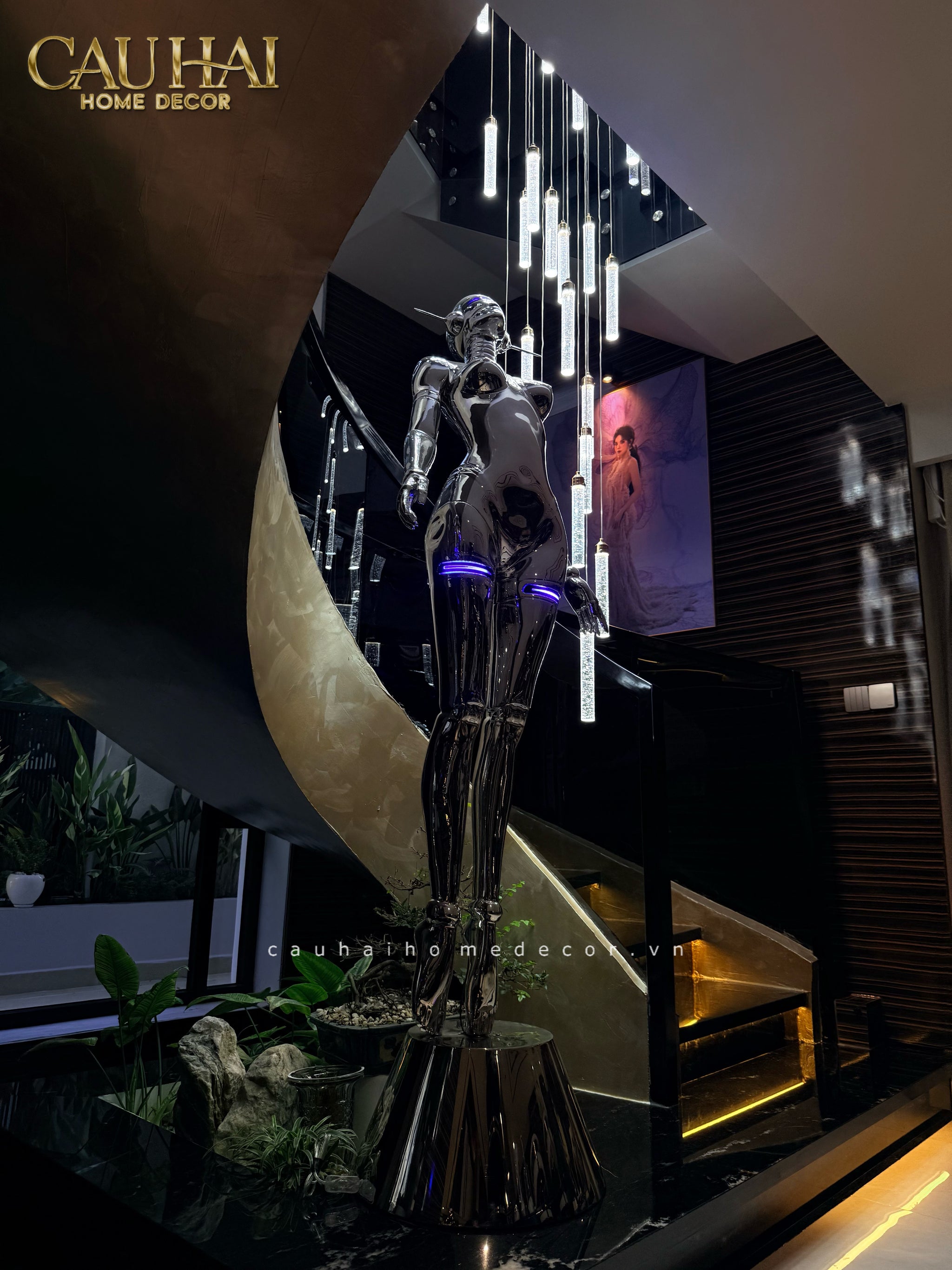 Home Couture - Tượng Cyber Illumina H207-CẬU HAI HOME DECOR