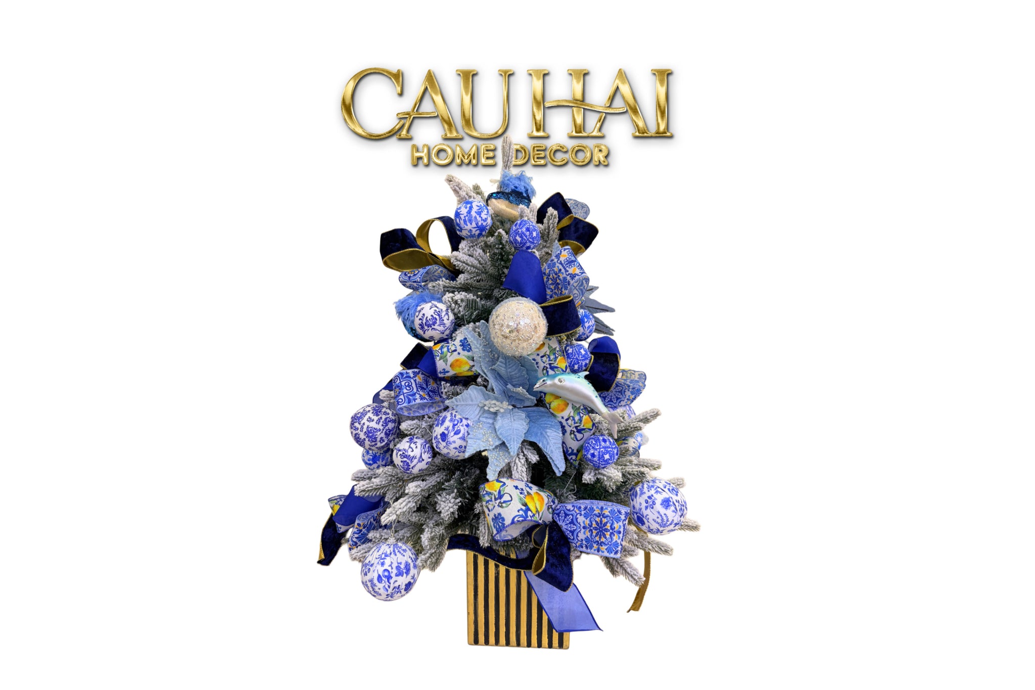 Fêtes Couture - Cây Thông Blue Impériale Noël Tree 100Cm-CẬU HAI HOME DECOR