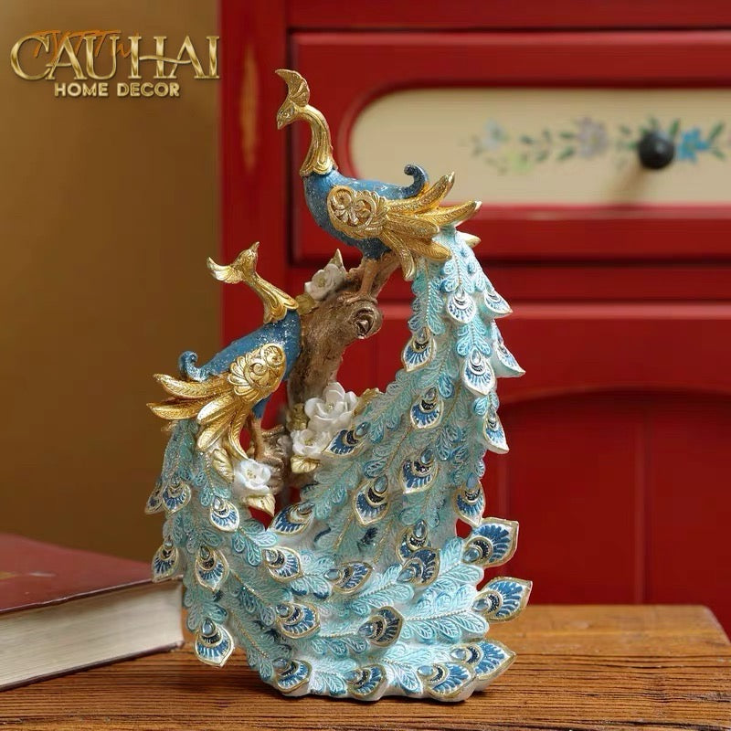 HOME COUTURE - TƯỢNG KHỔNG TƯỚC "LE PAON ROYAL - DANSE DES PAONS-CẬU HAI HOME DECOR