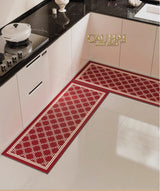 Set Thảm Bếp MicroFiber Gen8 45x75/150 Crimson Rouge Avalon Trellis