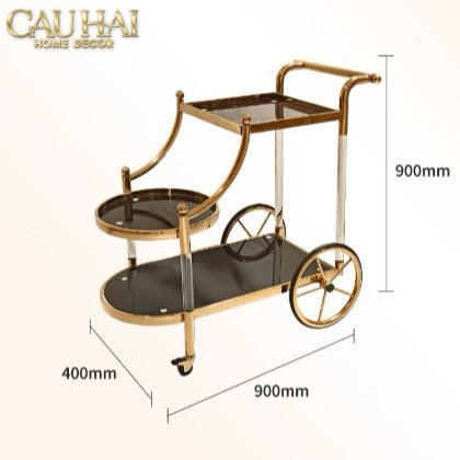 Home Couture - Xe Quầy Bar Grand Marquis Lusso Bar Trolley-CẬU HAI HOME DECOR