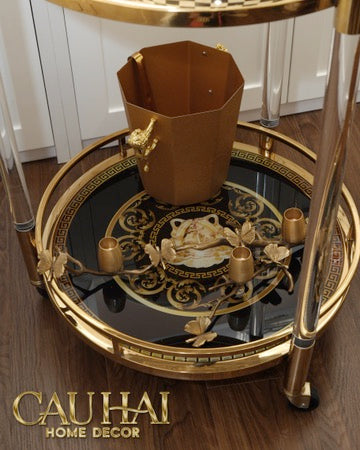 Maison Couture - Xe Đẩy Quầy Bar Royale Oracle Lusso Bar Cart 50x50x90-XE ĐẨY BAR-CẬU HAI HOME DECOR