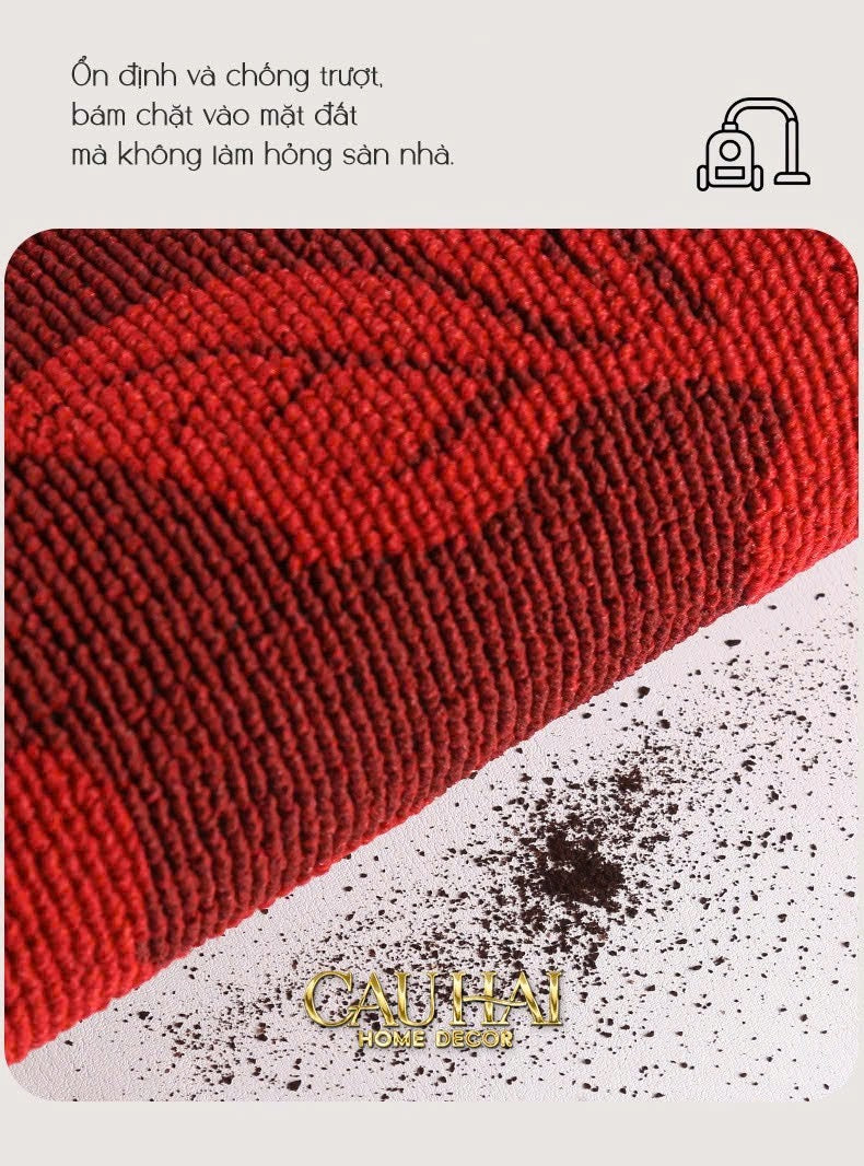 Thảm Ngăn Bụi Rouge Avalon Bienvenue 80X110-CẬU HAI HOME DECOR