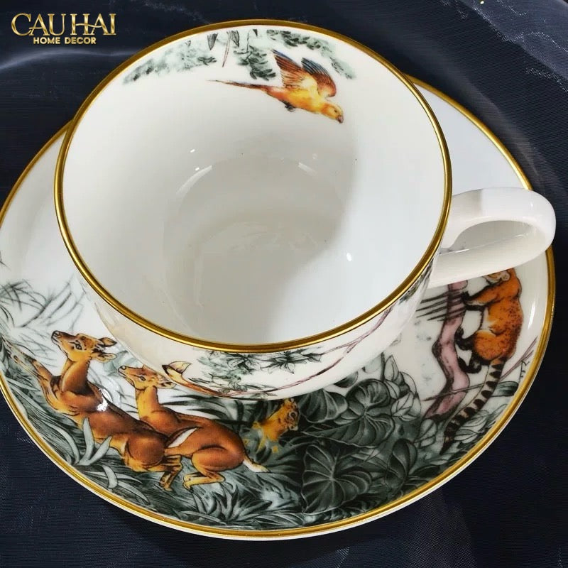 Gift Set Bình Trà Dynasty Jungle 15Pcs-CẬU HAI HOME DECOR