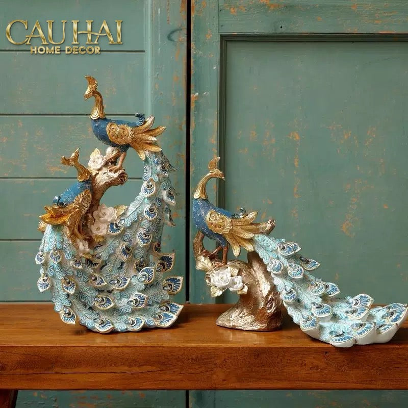 HOME COUTURE - TƯỢNG KHỔNG TƯỚC "LE PAON ROYAL - DANSE DES PAONS-CẬU HAI HOME DECOR