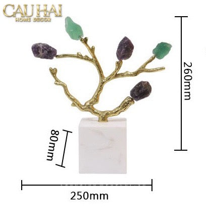 Home Couture - Tượng Đồng Nhánh Cây Arbre D'Or Aurum H26-CẬU HAI HOME DECOR