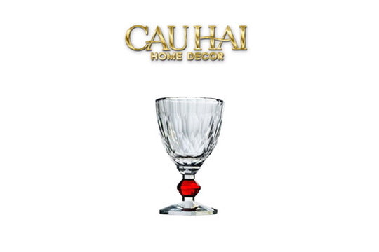 Ly Vang Pha Lê Critalleries Goblet Crimson Peak Burgundy Glasses -  Ruby 270ml