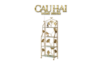 Maison Couture - Kệ Trưng Bày Lá Ngân Hạnh 4 Tầng Ginkgo Royale Étagère 14K