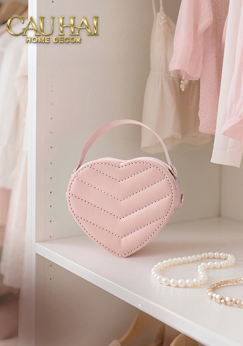 HAUTE FOLIE - HỘP TRANG SỨC MINI D'AMOUR CREAMY PEACH-CẬU HAI HOME DECOR