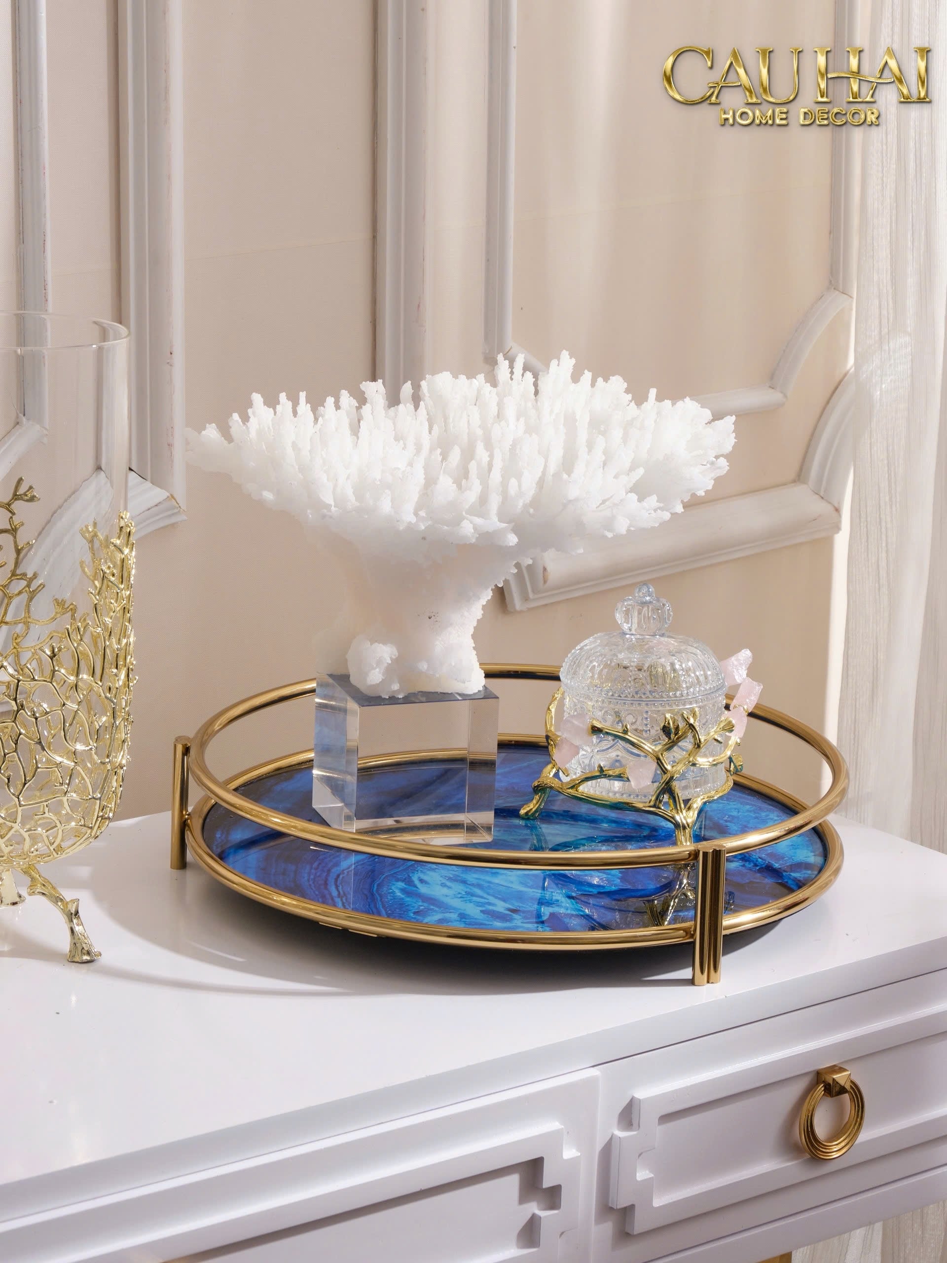 HOME COUTURE - TƯỢNG SAN HÔ CORAL - SNOW FW25-CẬU HAI HOME DECOR