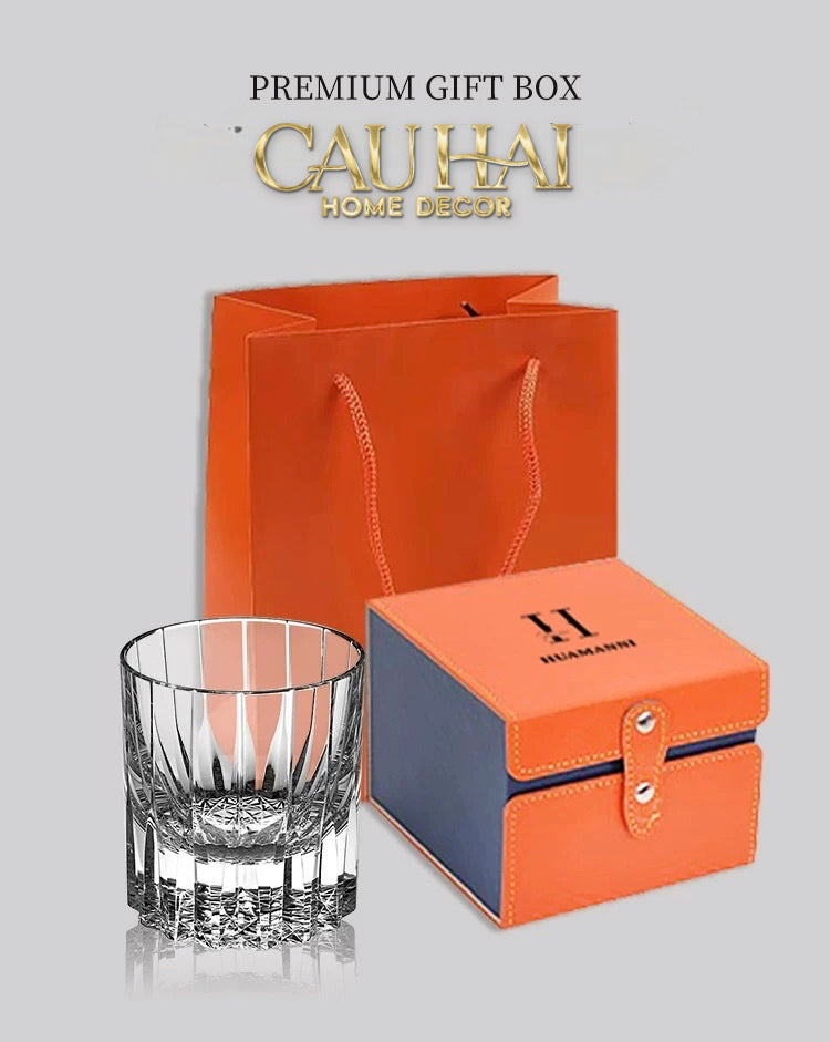 Set 2 Ly Whisky Pha Lê Cristalleries Westminster 220ml