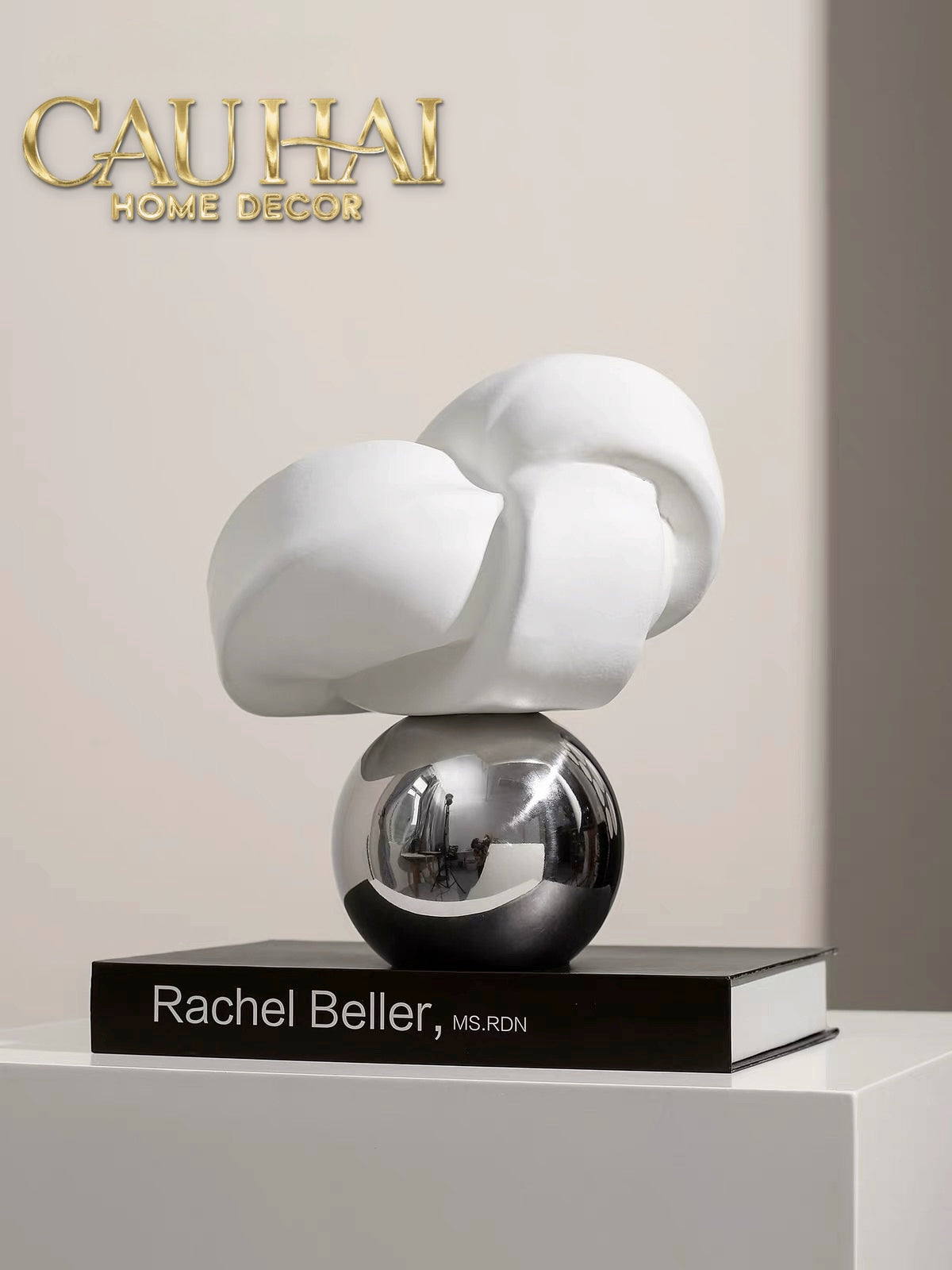 Tượng Trừu Tượng Nghệ Thuật — Ivory Reverie Objet d'Art