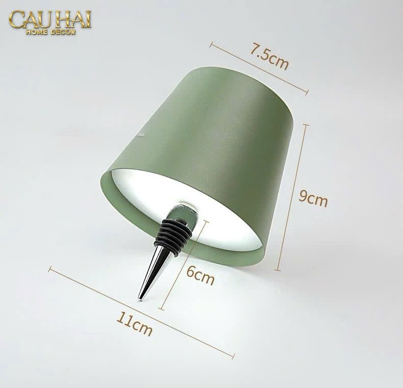 ĐÈN LED NÚT CHAI CLIP-ON LUMIÈRE BOTTLE LAMP - AQUA-GREEN-CẬU HAI HOME DECOR
