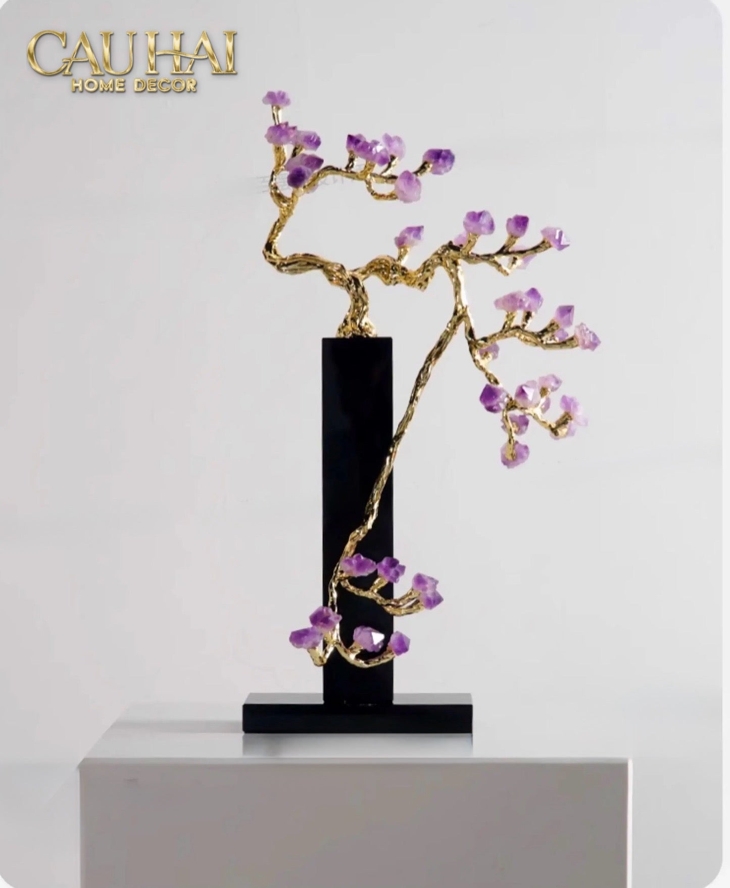 Home Couture - Tượng Đồng Nhánh Cây H44-CẬU HAI HOME DECOR