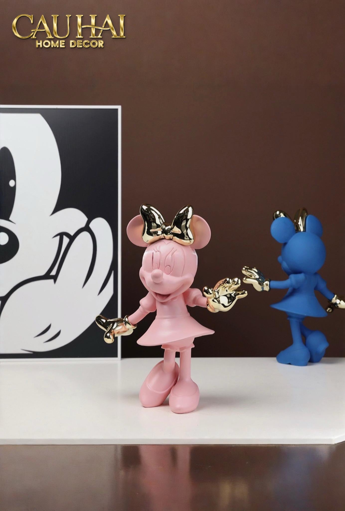 TƯỢNG MINNIE PINKYBOO H29-CẬU HAI HOME DECOR
