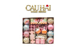 FÊTES COUTURE -  SET TRÁI CHÂU COTTON CANDY BRUSH PINK 70PCS CHRISTMAS ORNAMENTS