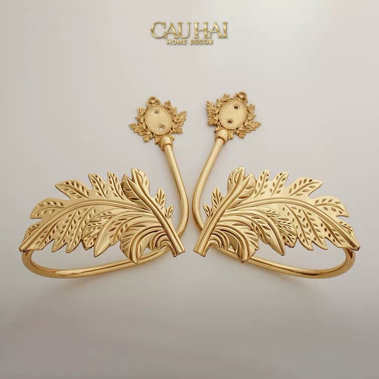 Maison Couture -  Set Cột Màn Đồng -  Golden Barocco Curtain Holdbacks