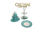 Maison Couture -  Gift Set Trà Chiều British  Heritage Blue Élegance Afternoon Tea Set 5pcs