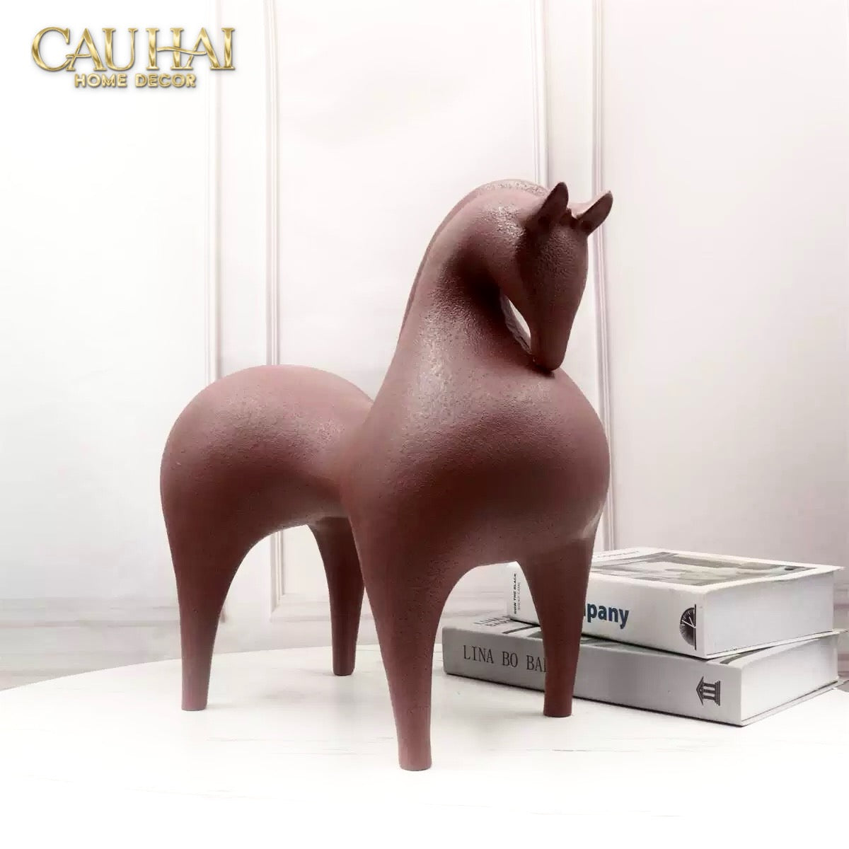 Home Couture - Tượng Ngựa Brun Cheval-CẬU HAI HOME DECOR