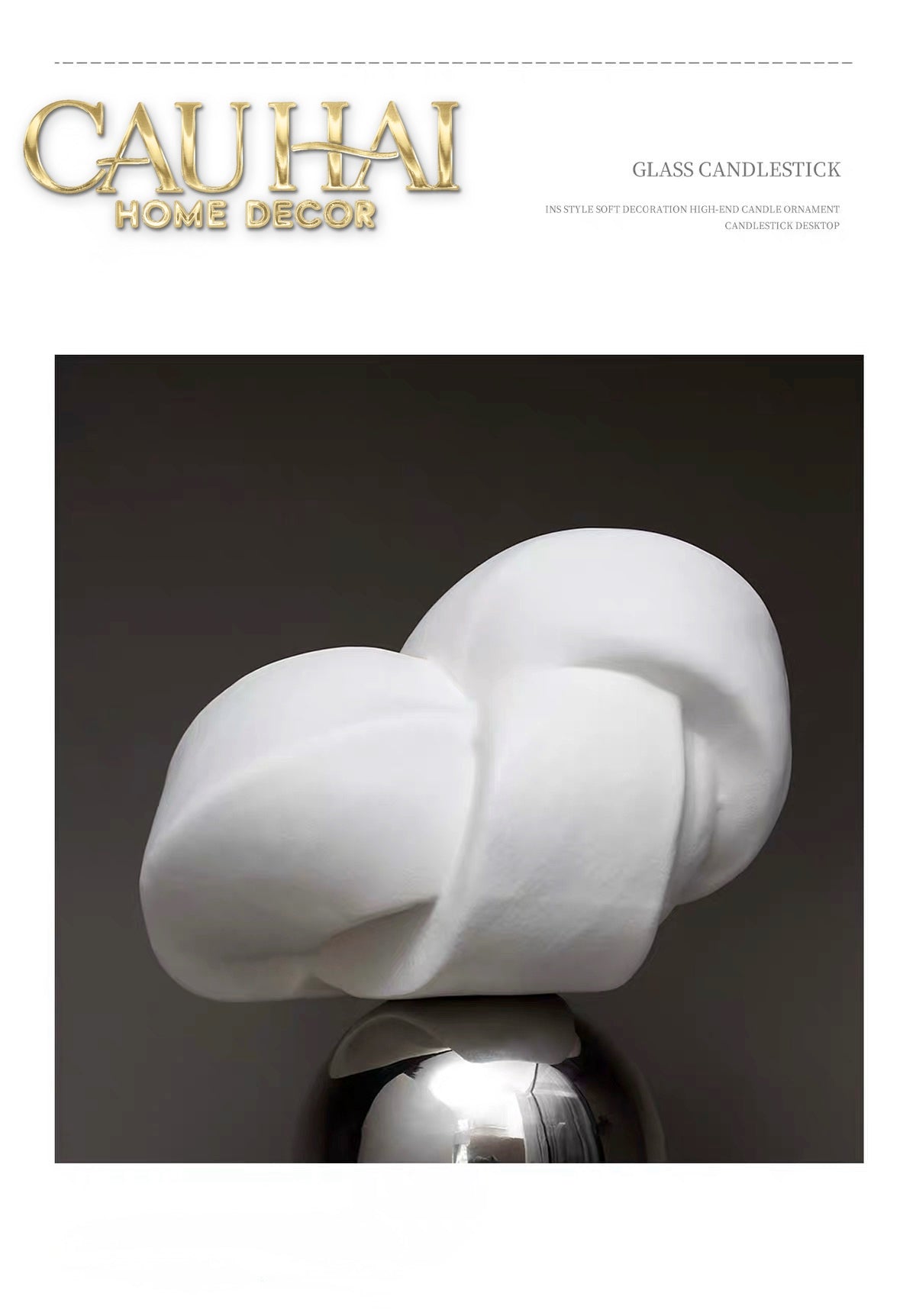 Tượng Trừu Tượng Nghệ Thuật — Ivory Reverie Objet d'Art