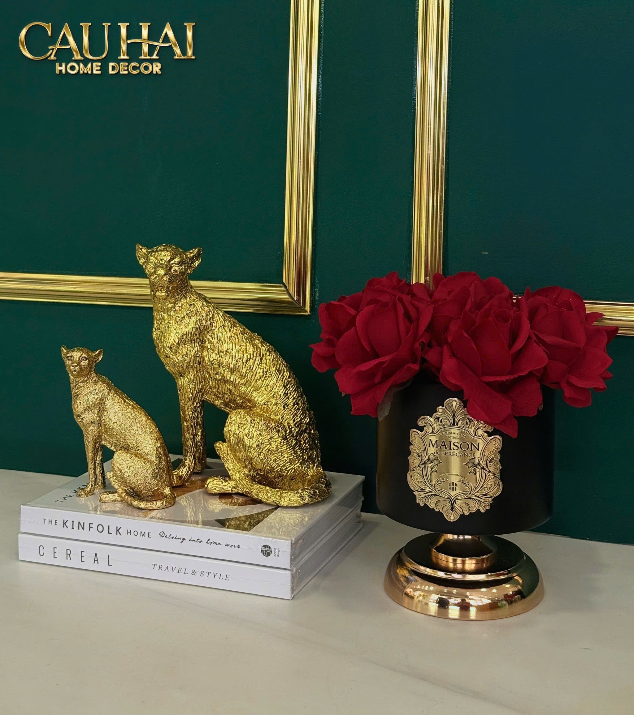 L’ESSENCE DU ROSE - CHẬU HOA HỒNG PEDESTAL H20-CẬU HAI HOME DECOR