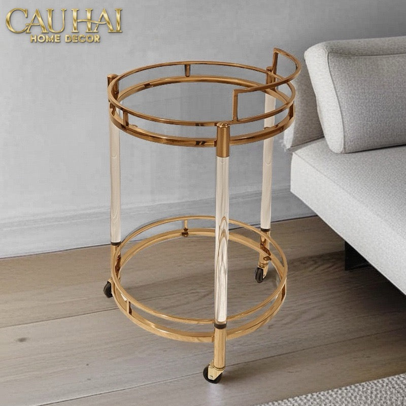 Home Coutre - Xe Quầy Bar Royale Orb Lusso Bar Trolley-CẬU HAI HOME DECOR