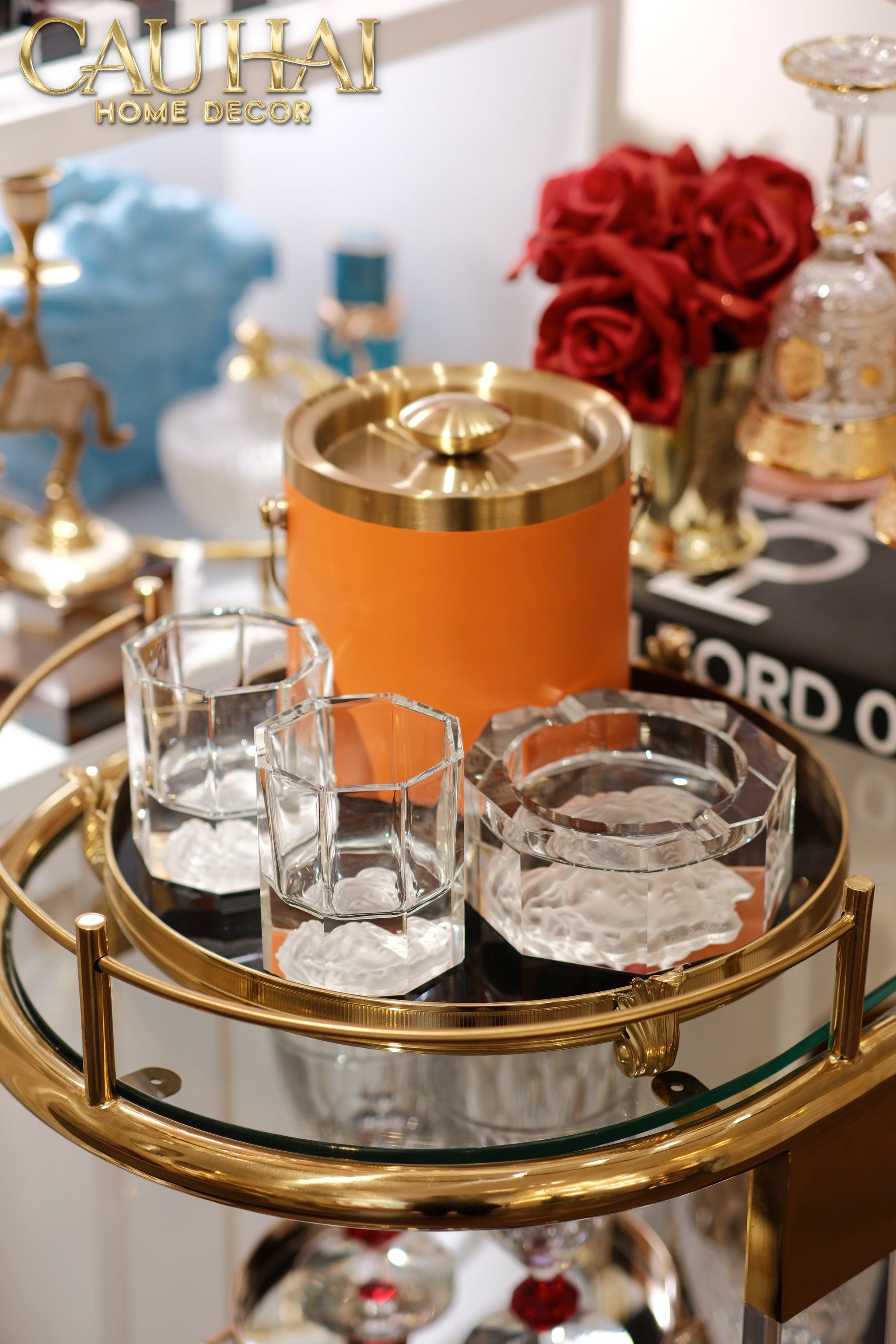 Xô Đá 2 Lớp Cách Nhiệt Mandarine Impériale 2L
