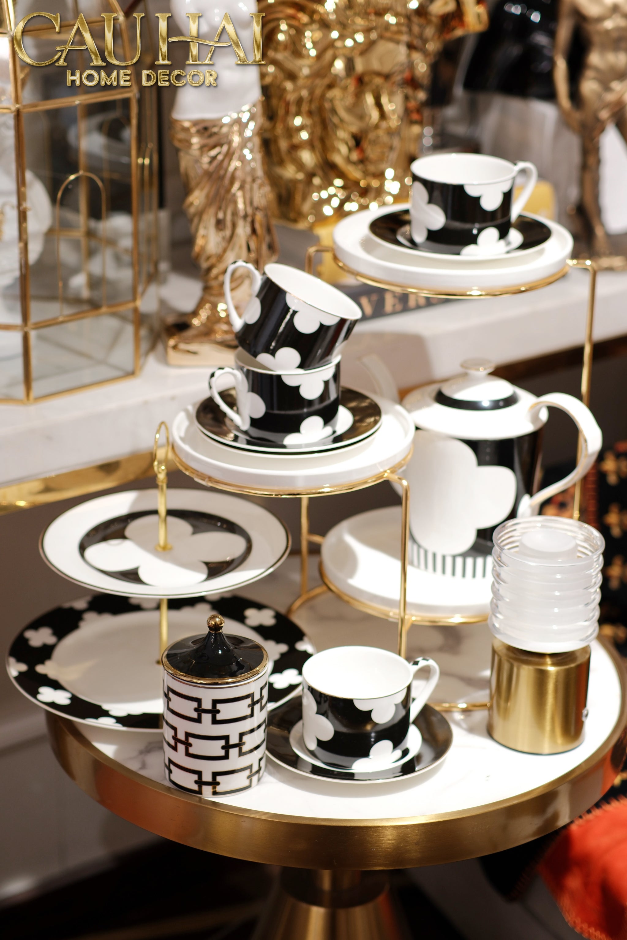 Maison Couture - Binh Tra Château Clover Signature - L’Atelier Rayé Tasses & Soucoupes